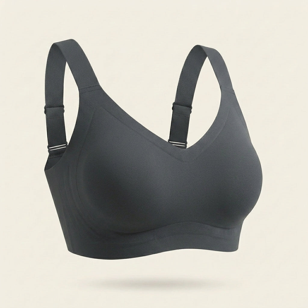 Sujetador Auria Essentials minimizador sin aros color Gris carbón